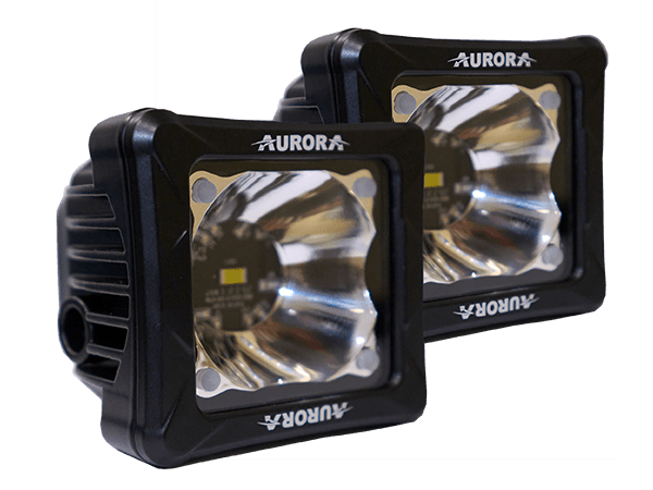 Светодиодная фара Aurora (к-кт) ALO-D3-2-P23-RGB-2 + RGB