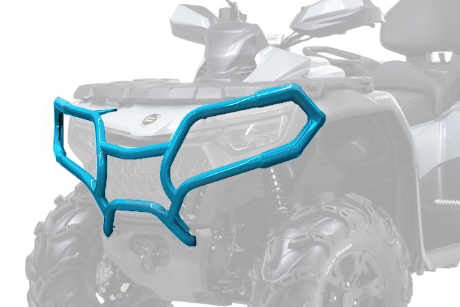 Бампер силовой передний (бирюзовый) CFMOTO CFORCE 800 HO EPS NEW/1000 EPS NEW