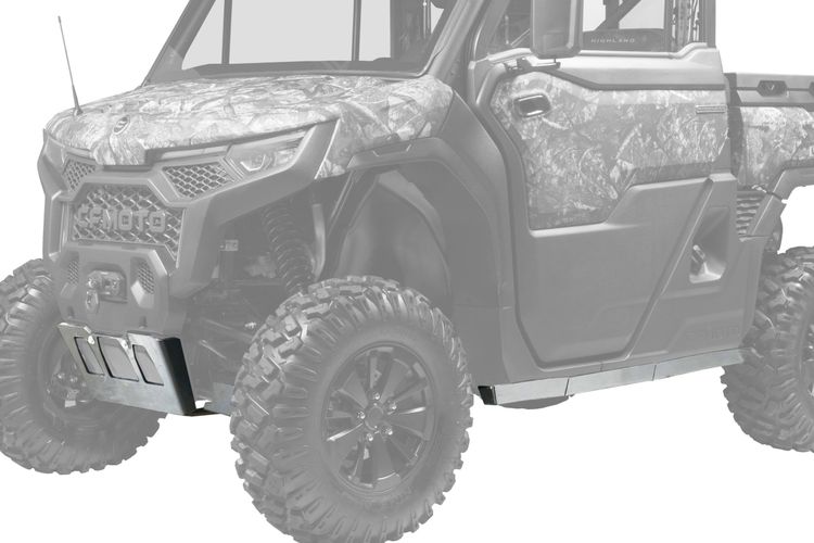 Комплект защиты днища комбинированная (алюминий/пластик) для CFMOTO UFORCE U10 PRO EPS Highland