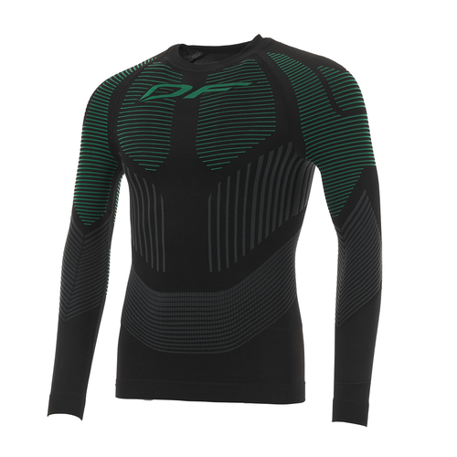 Термофутболка DF 3DTHERMO Green с длинным рукавом (M)